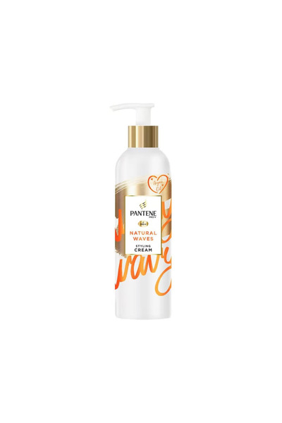 Pantene Pro-V Styling Cream, Natural Waves, 235 ml, with Argan Oil, Defines Wavy Hair