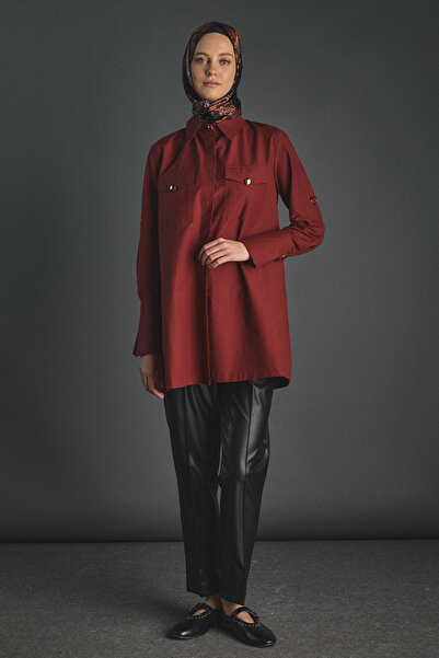 Setrms Kolları Şeritle Katlanabilir Tunik