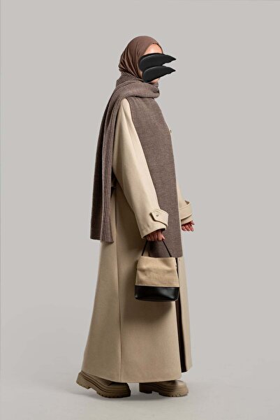 Emare Buttoned Full Length Cashmere Coat