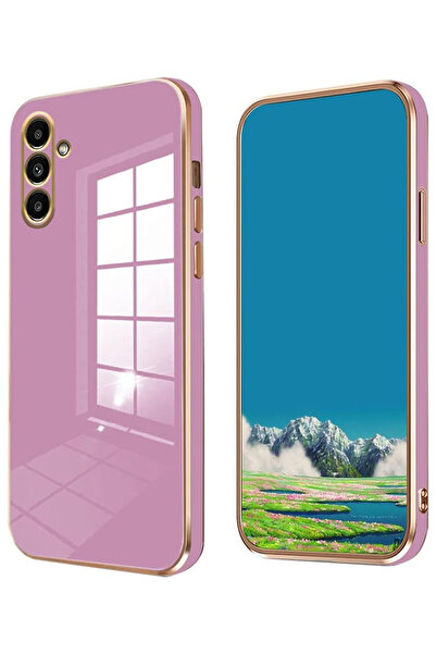 Nezih Case Samsung Galaxy S25 Fe Compatible Camera Protected Glossy Coated Stylish Silicone Cover