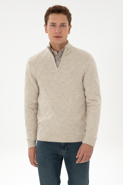 U.S. Polo Assn. Men's Stone Sweater 50315035-Vr049