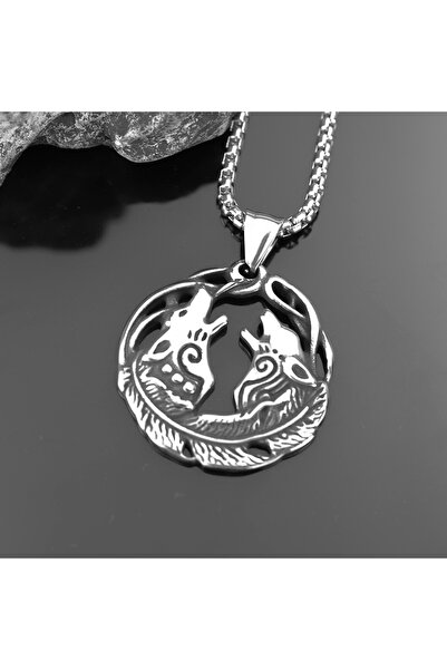 Viking Nordic Mythology Design S+ Quality 316L Stainless Tarnish Free Steel Necklace
