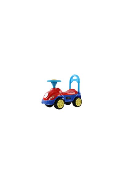 Toysea Kids 4-Wheel Ride-On Push Car with Music, Lights & Backrest for Indoor/Outdoor Use