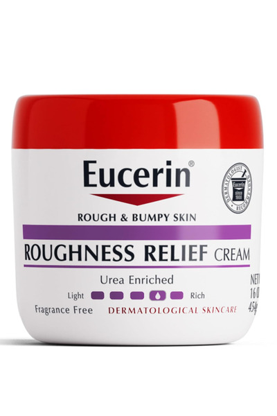 Eucerin Roughness Relief Body Cream for Rough and Bumpy Skin, Fragrance Free Body and Ceramide-3 454gr