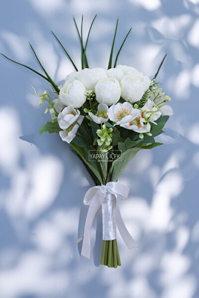 Yapay Çiçek Deposu Star Dust Bridal Bouquet Set of 2