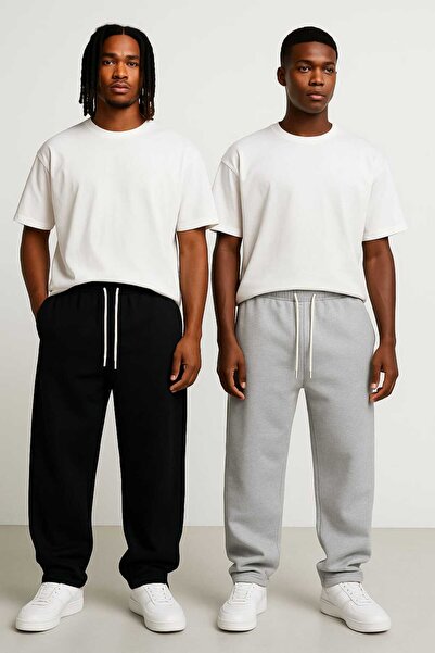 BERYY MODA Χειμερινό διπλό μαύρο γκρι προϊόν ευκαιρίας, μεγάλου μεγέθους, υψη...