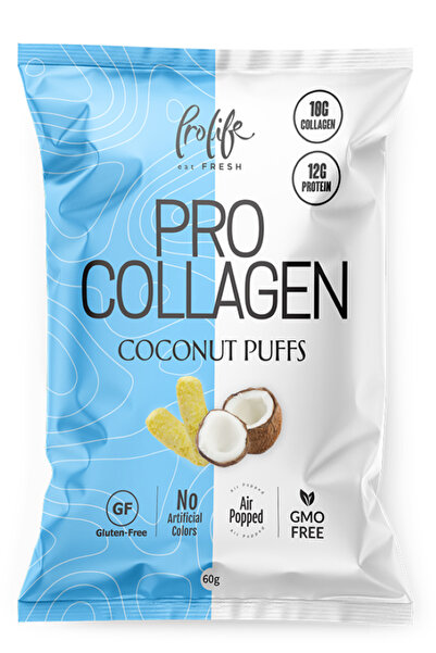 PROLİFE برو كولاجين جوز الهند باف 60 جرام (عبوة من 5 قطع)