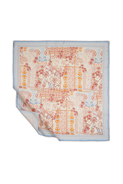 ipekevi Бежов летен кадифен копринен шал