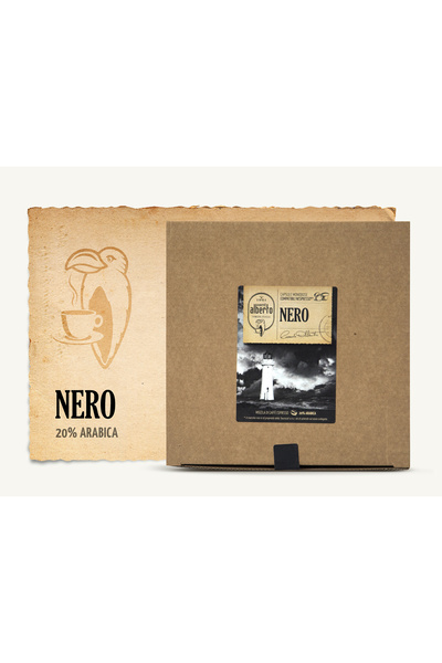 Caffe Alberto Capsule Caffè Nero compatibile cu Nespresso - 25 buc.