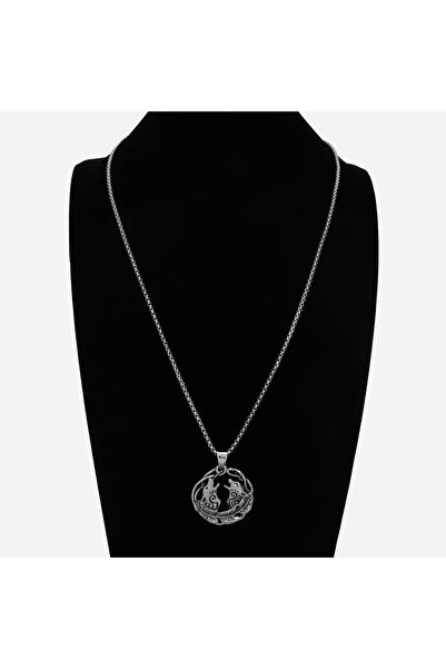 Viking Nordic Mythology Design S+ Quality 316L Stainless Tarnish Free Steel Necklace