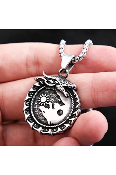 Viking Nordic Mythology Design S+ Quality 316L Stainless Tarnish Free Steel Necklace