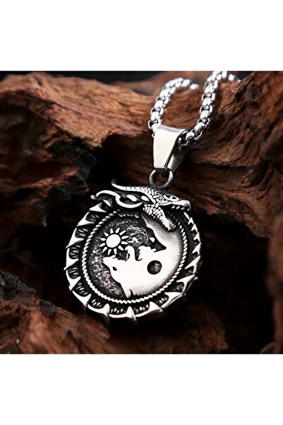 Viking Nordic Mythology Design S+ Quality 316L Stainless Tarnish Free Steel Necklace