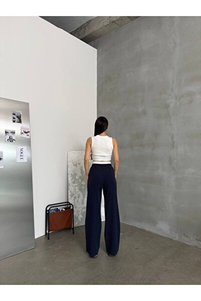 MIZUKI Striped Tied Pants