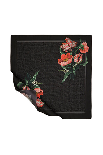 ipekevi Черна череша Параван Тивил копринен шал