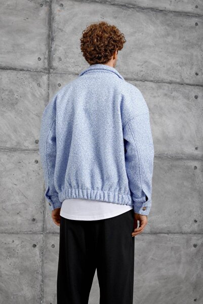 NOMARC Синя в'язана куртка