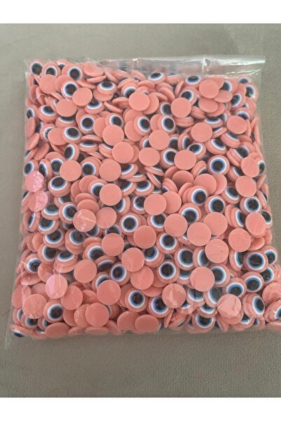 312 KONSEPT 50 Pieces 10 mm Puppy Mouth Color No Hole Yassi Evil Eye Beads