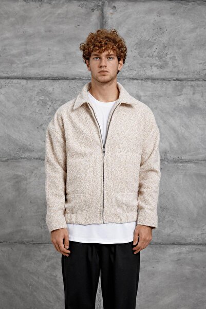 NOMARC Cream Yp Knitted Jacket
