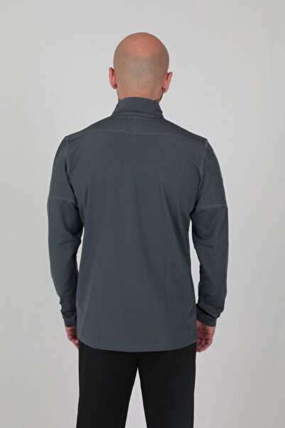 hummel (7 Farklı Renk) Oregon Yarım Fermuar EŞOFMAN ÜSTÜ-Antrasit - 2XL