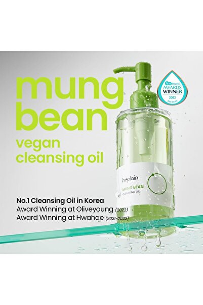 beplain Be Plain Greenful Vegan Cleansing Oil 200ml (6.7oz) – Deep Cleanser & Makeup Remover for Sensitive