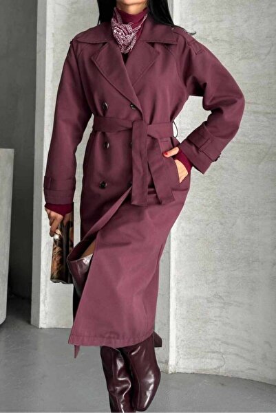 Genel Markalar TRENÇKOT UZUN BOY KUŞAKLI VE ASTARLI PREMIUM KALİTE