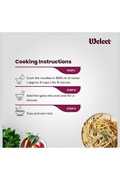 wellet Instant noodles | Non-fried | Healthy millet noodles | Patient-friendly | High protein content |