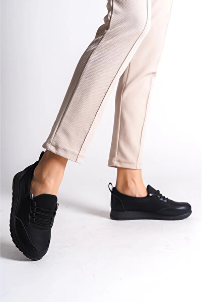 Joy Ayakkabı VIOLET Pantofi de mamă clasici pentru femei, cu șireturi, elasti...