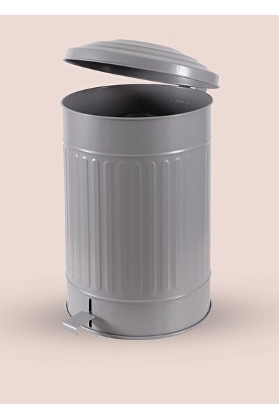 The Mia Trash Can Kitchen 37 Lt Light Gray