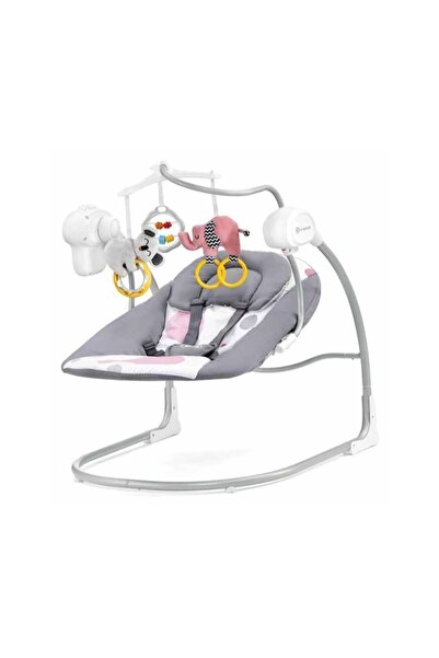 Kinderkraft - Balansoar portabil 2 în 1 MINKY MINT cu conexiune la rețea