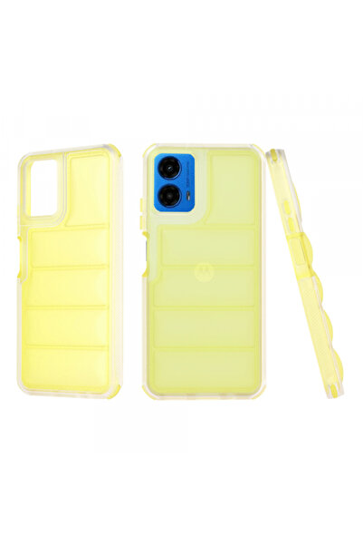 Motorola Husa pentru Moto G45 / G34, Techsuit, Wave Shield, Galbena