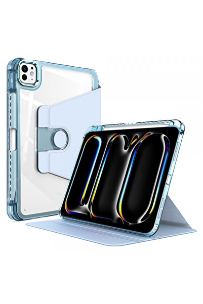 Apple Case for iPad Pro 11 (2024), Techsuit, Crystal Vision, Blue