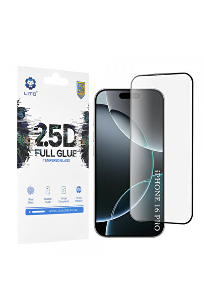 Apple Lito Screen Protector for iPhone 17 / 16 Pro, Tempered Glass, Full Glue...