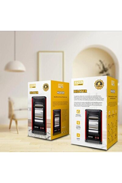 Denx Electric Space Heater 2000W, 10 Tubes, 5 Settings