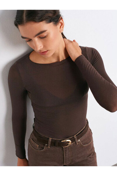 KAROL Transparent Bluz