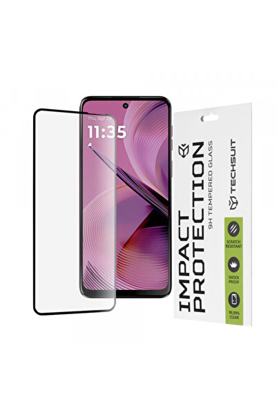 Motorola Προστατευτικό οθόνης Techsuit για Moto G55, σκληρυμένο γυαλί, πλήρης...