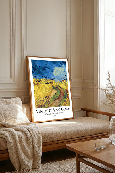 Dekorsiahome Pictură dintr-o singură bucată cu rame din lemn pentru sufrageri...