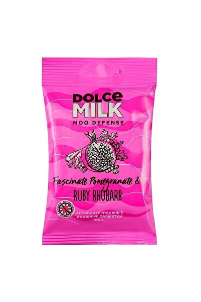 DOLCE MİLK Islak Mendili-Rhubarb and pomegranate 15 pcs