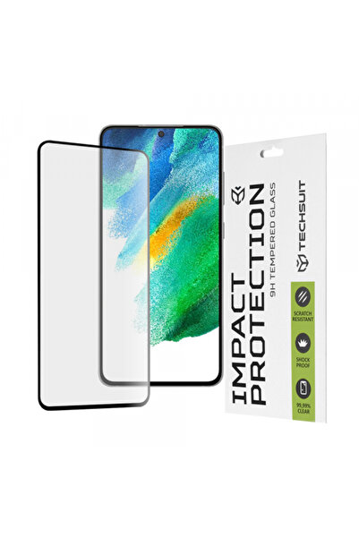 Samsung Προστατευτικό οθόνης Techsuit για Galaxy S21 FE 5G G990, σκληρυμένο γ...