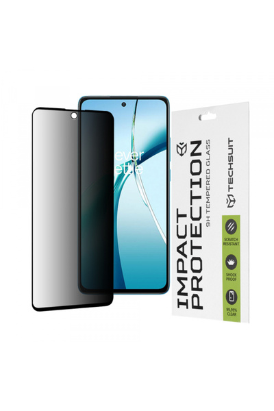 Oneplus Folie de protectie Ecran Privacy Techsuit pentru Nord CE4 Lite, Sticla Securizata, Full