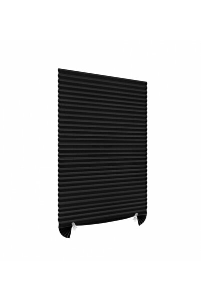 G Glixicom Pleated Blind with Self-Adhesive Attachment System Glixicom 60 x 150 cm Black