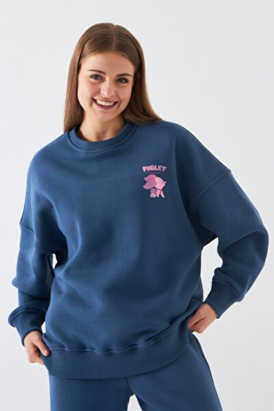 The Champ Clothing Γυναικείο φούτερ Oversize Piglet Dreams με στάμπα Marine –...