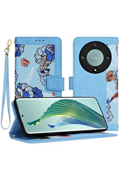 HONOR Husa pentru Magic5 Lite, Techsuit, FlipCraft, Bleu