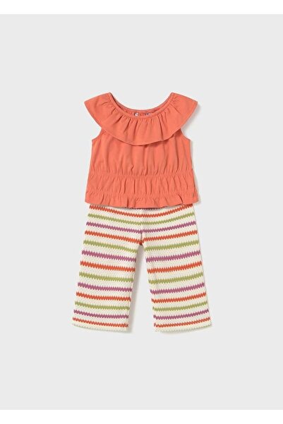 MAYORAL Baby Girl Summer Blouse Pants 2 Pcs Set 1575