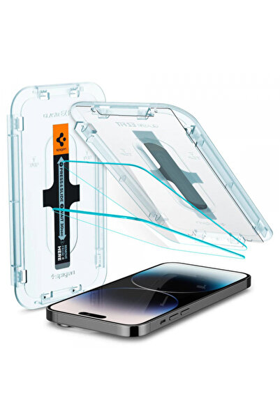 Apple Προστατευτικό οθόνης Spigen GlastR EZ FIT για iPhone 14 Pro, σκληρυμένο...