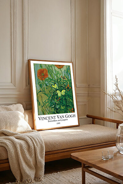 Dekorsiahome Tablouri dintr-o singură bucată cu rame din lemn pentru sufrager...