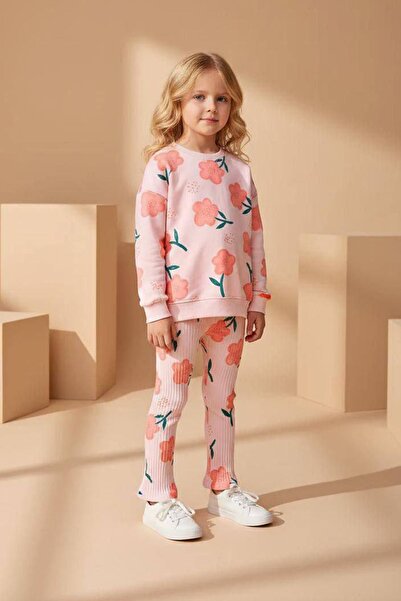 Minigimin Cicileri Set pentru fetiță cu imprimeu de margarete Miniğimin Cicil...