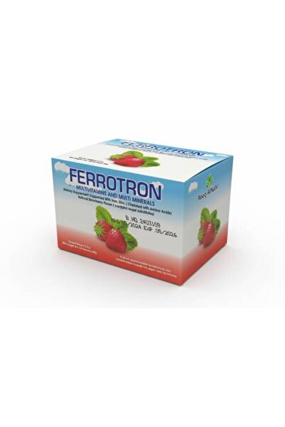 Ferrotone Ferrotron Multivitamins & Minerals 20 Sachets (for Iron Deficiency)