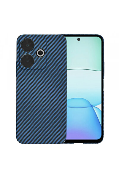 Xiaomi Калъф за Redmi 13 / Poco M6, Techsuit, Carbonite FiberShell, Turquoise