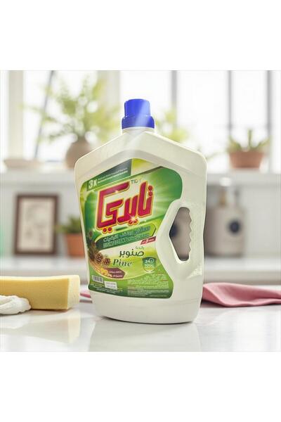 TIDY Pine scented floor disinfectant and cleaner - 3 liters - 4 bottles per carton