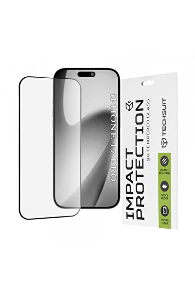 Apple Folie de protectie Ecran Techsuit pentru iPhone 17 Pro, Sticla Securiza...