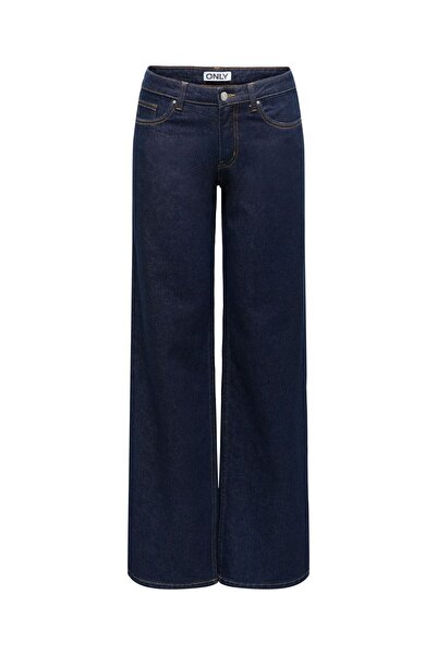 ONLY Jeans mit weitem Bein Gerade geschnitten Hohe Taille Jeans